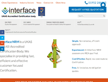 Tablet Screenshot of interface-nrm.co.uk